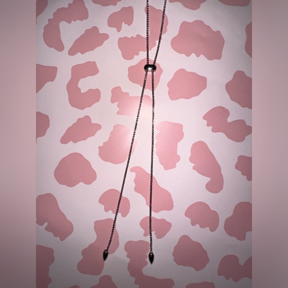 Kendra Scott | Silver Kacey Long Pendant Necklace in Filigree | NEW - Picture 5 of 8